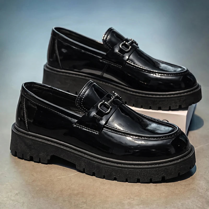 Men's Slip-On Platform Loafers