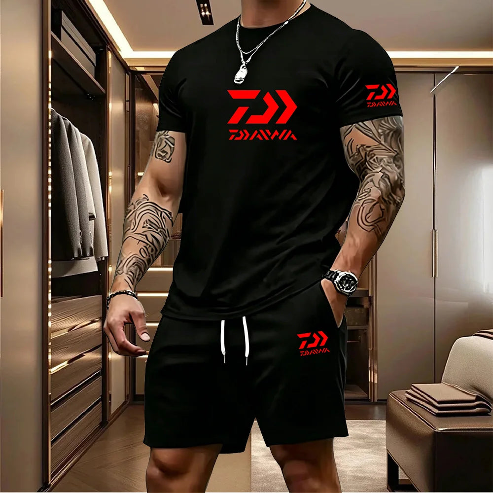 Men's Top & Shorts Set