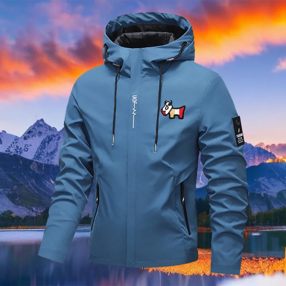 Men's Hooded Zip-Up Jacket