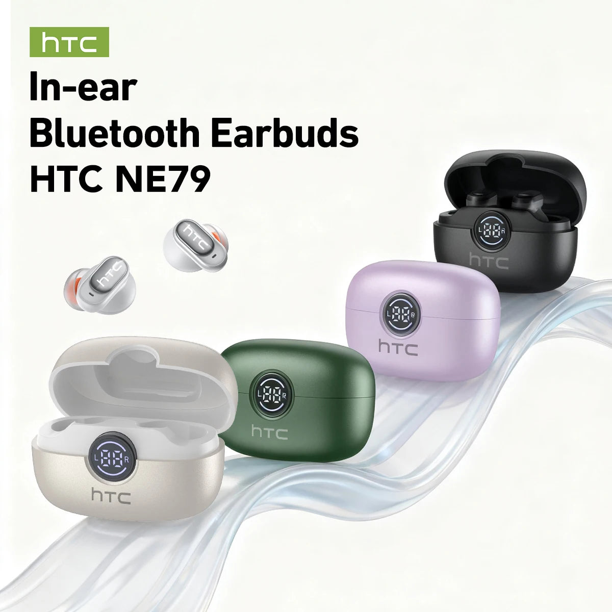 AI Translation Wireless Earbuds with LED Display