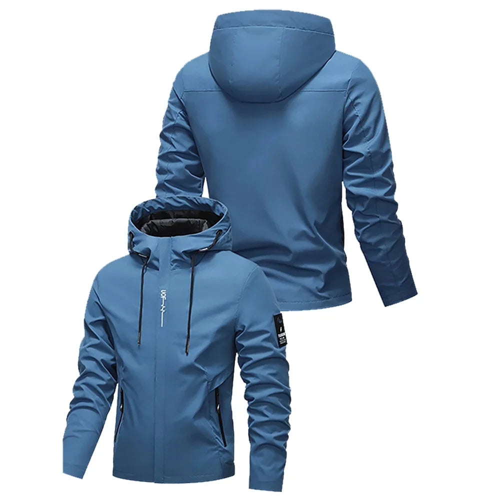 Men's Hooded Zip-Up Jacket