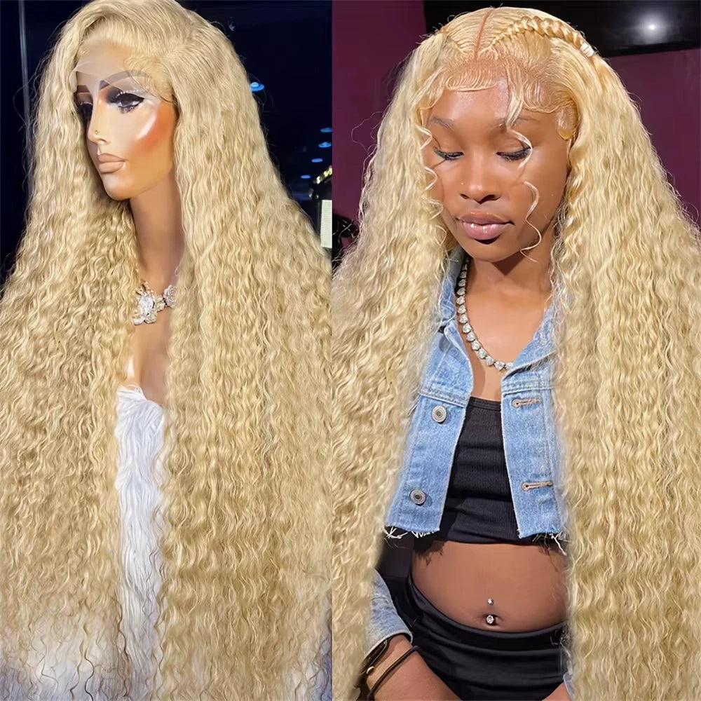 Curly Human Hair Lace Wig — product view