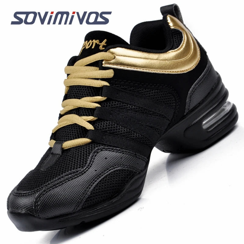 Lace-Up Dance Sneakers for Jazz and Hip-Hop — product view