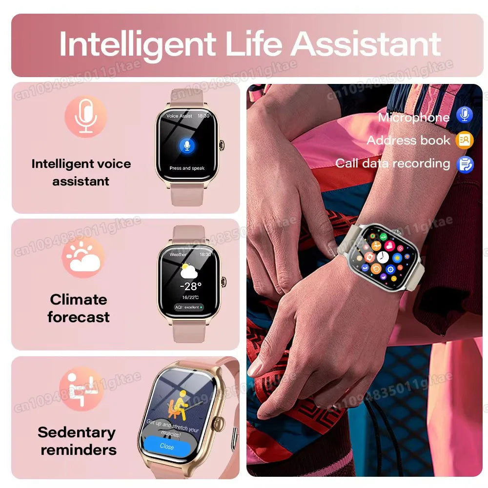 1.44-Inch Calling Smartwatch with Sleep Features