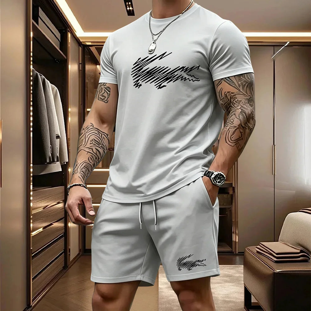 Men's Top & Shorts Set