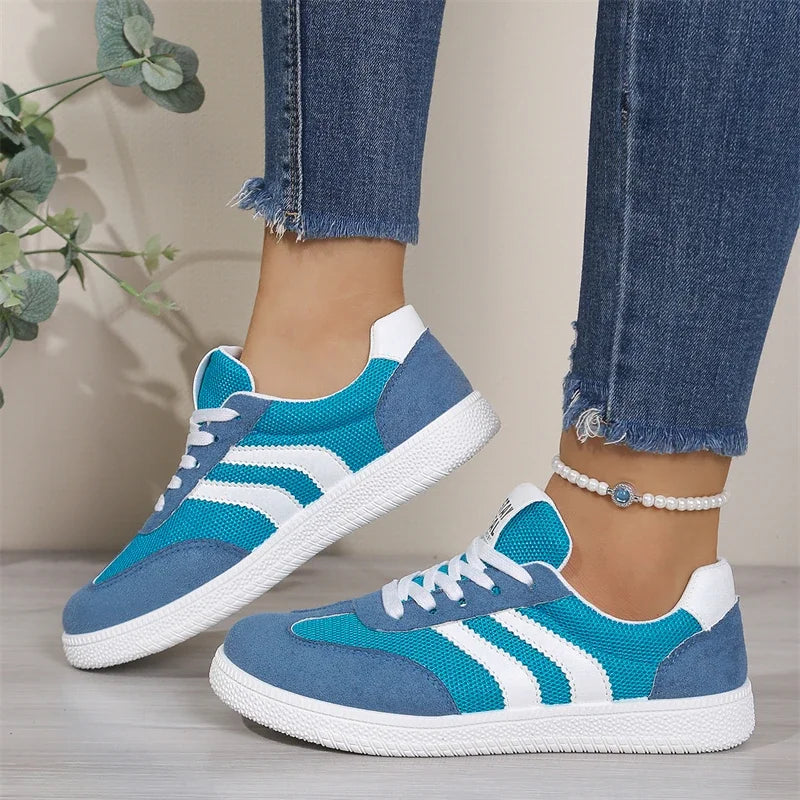 Women's Air Mesh Lace-Up Sneakers