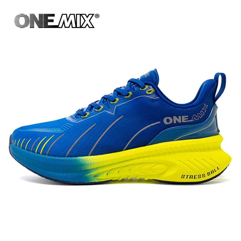 Unisex White Cushioned Running-Style Shoes