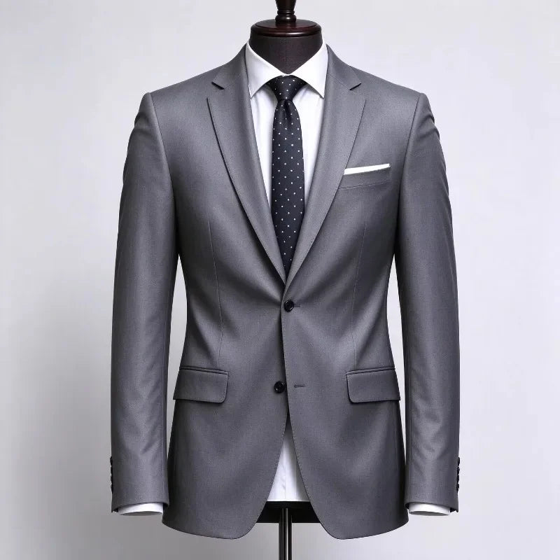 Men's Slim Fit Single-Breasted Blazer