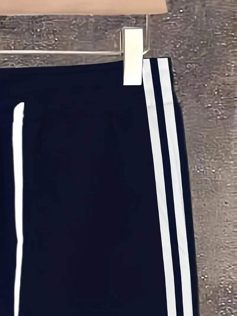 Men's Graphic Print Casual Outfit Set