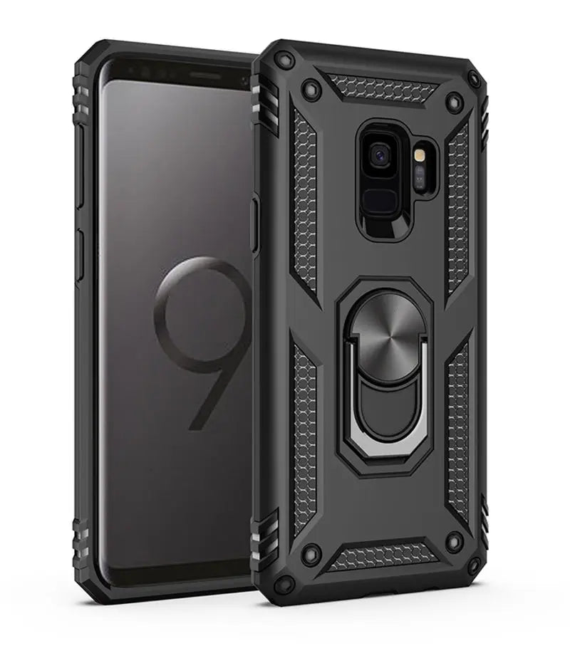 Ring Stand Phone Case for Samsung Galaxy A6 2018, S10, S10E, A6 Plus 2018, A9 2018, A70, S20, Note 9, Note 8, S10 Plus, S20 Plus, S20 Ultra, A8 2018, A8 Plus 2018, A51, A50, A71, A40, S8 Plus, S8, S9, S9 Plus