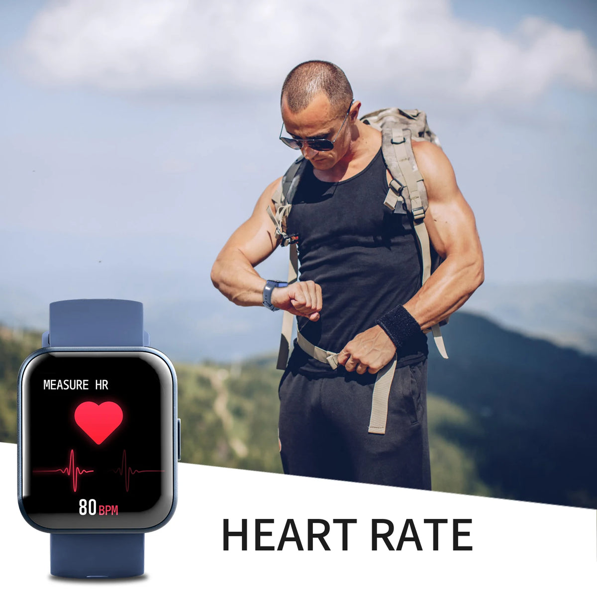 1.69-Inch Smartwatch with Sleep Features