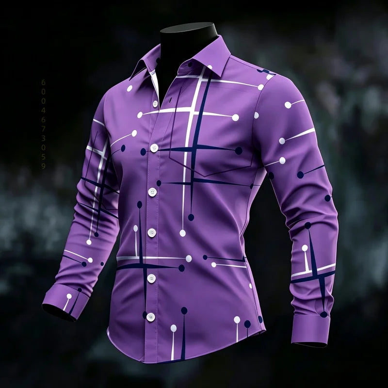 Men's Long-Sleeve Casual Shirt
