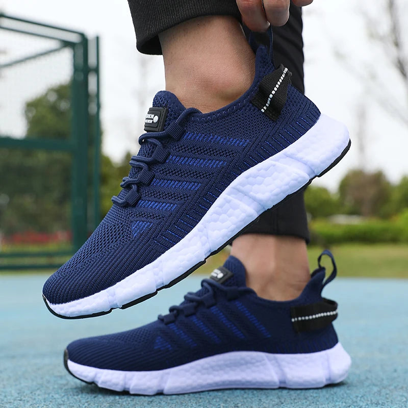 Men's Soft-Sole Mesh Sneakers