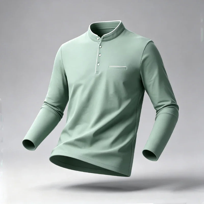 Men's Long-Sleeve Polo Shirt