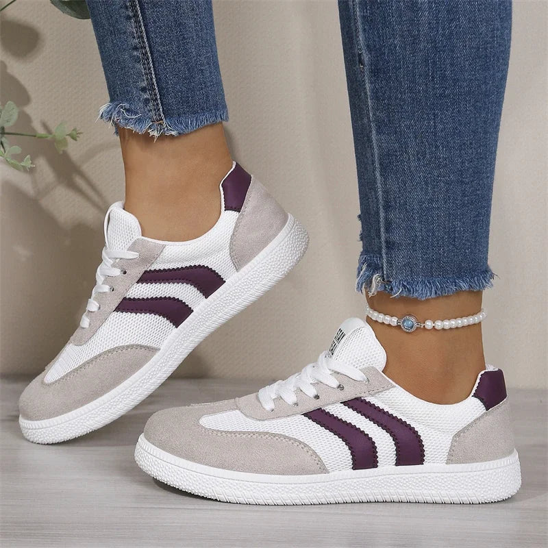 Women's Air Mesh Lace-Up Sneakers