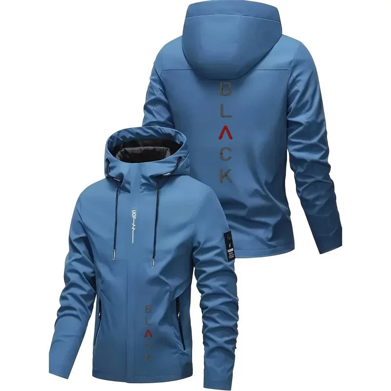 Men's Hooded Zip-Up Jacket