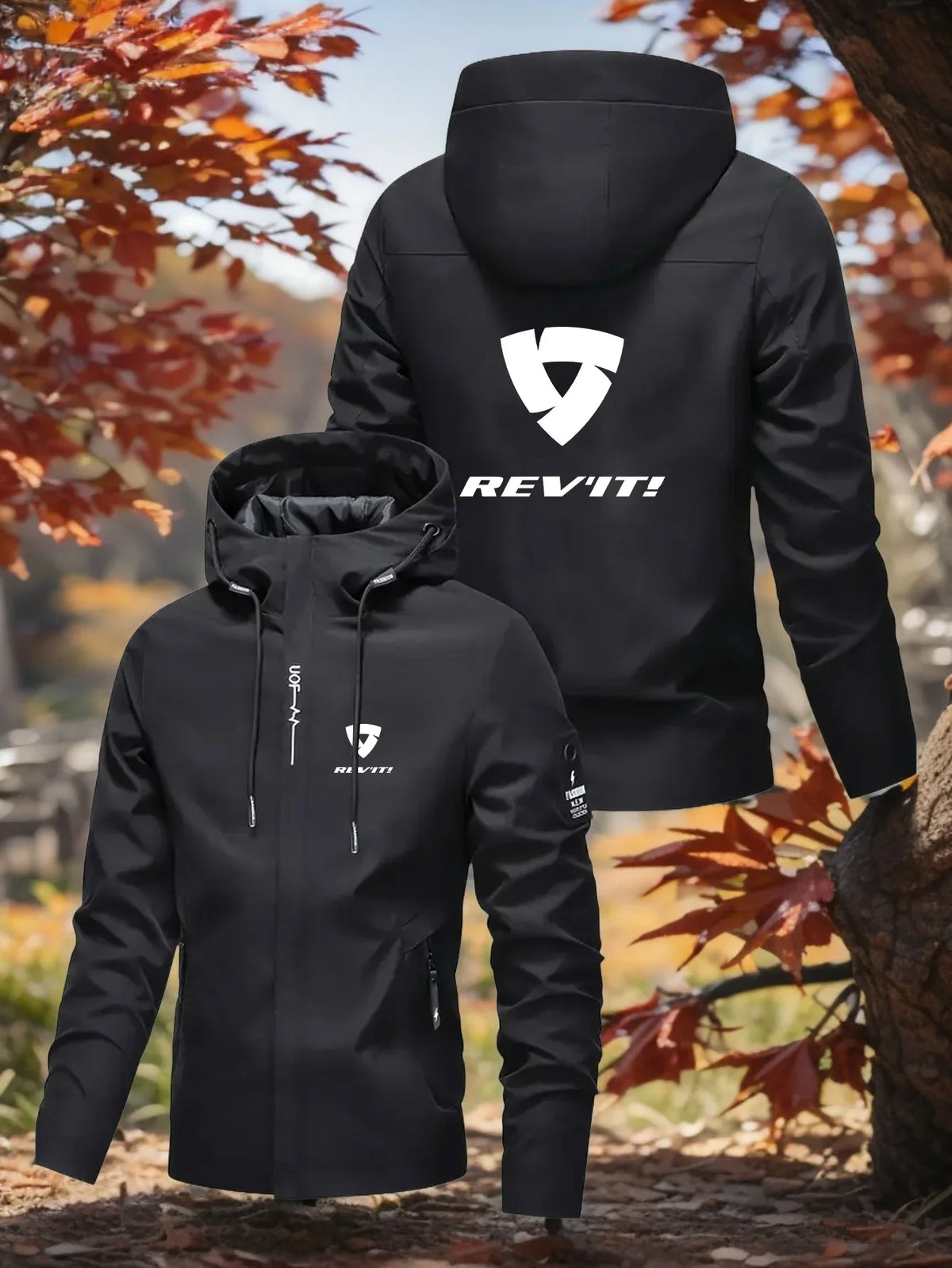 Men's Hooded Zip-Up Jacket