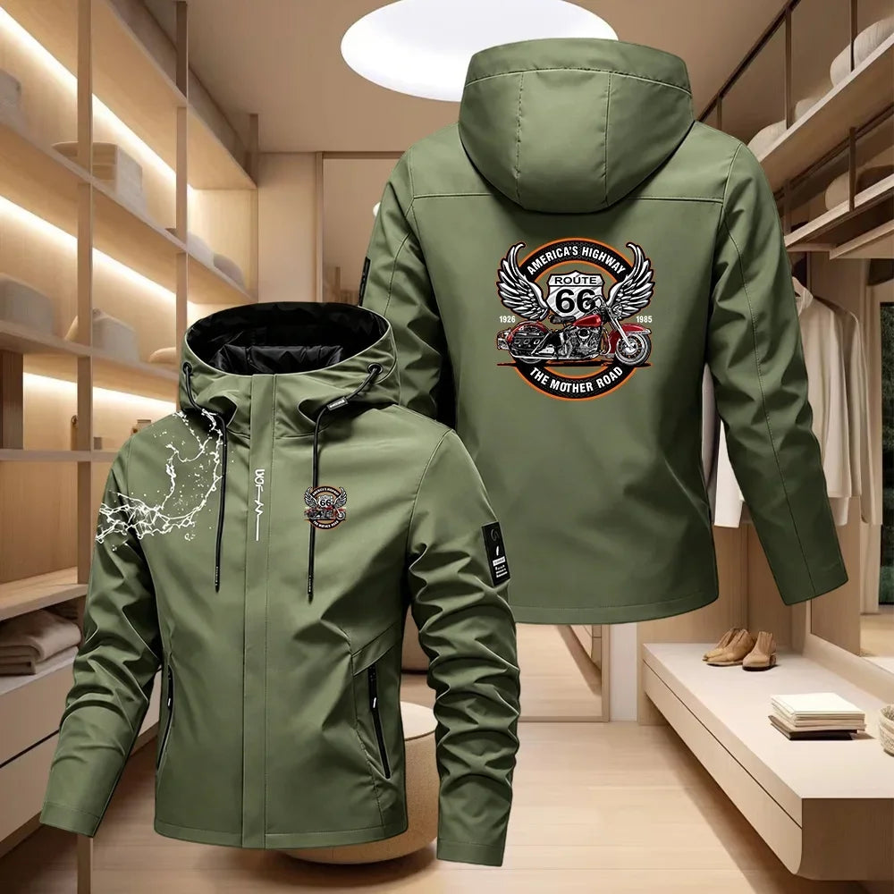Men's Casual Zip-Up Jacket