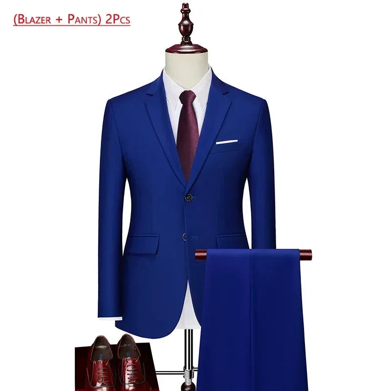 Men's Slim Fit Suit — Two- and Three-Piece Options
