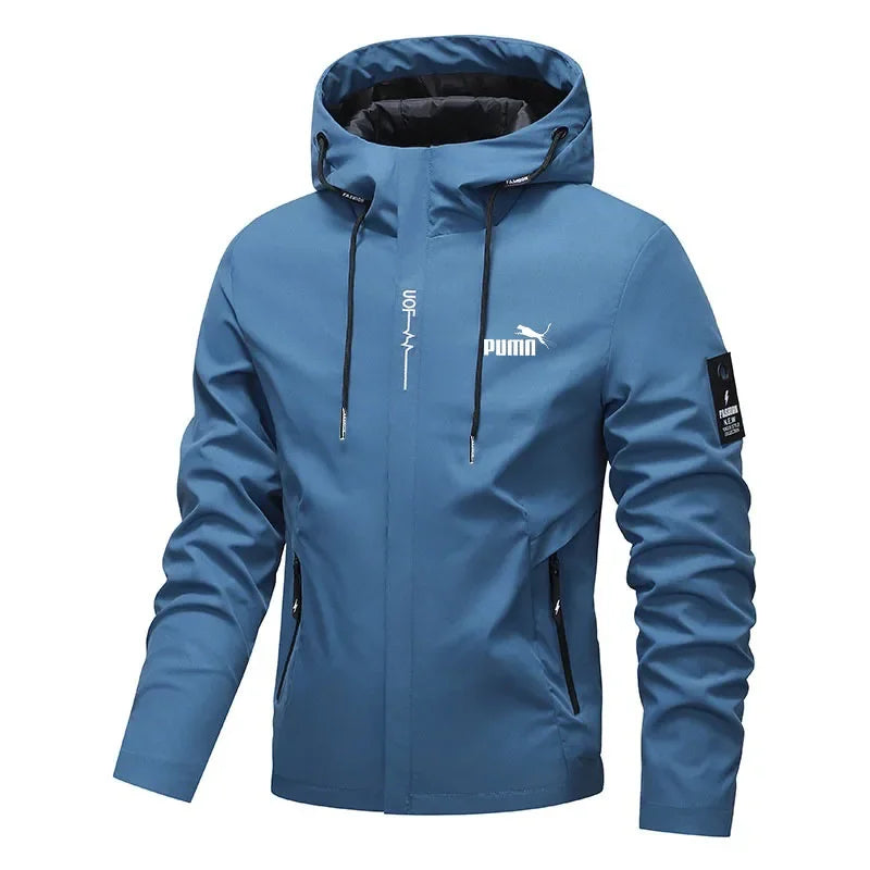 Men's Hooded Zip-Up Jacket