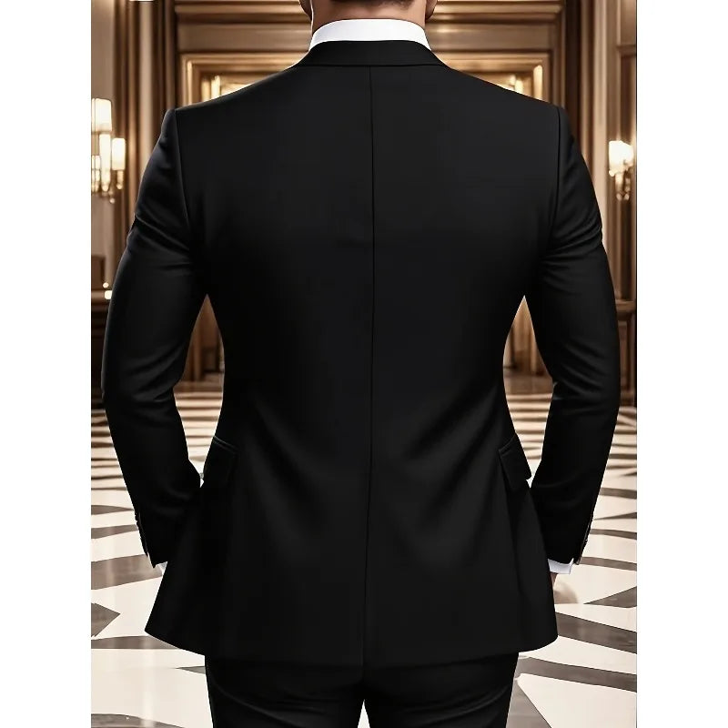 Men's Three-Piece Business Suit