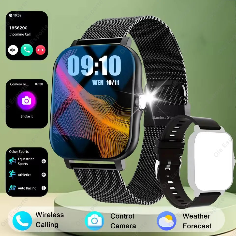 Outdoor 1.83-Inch Calling Smartwatch with Sleep Features