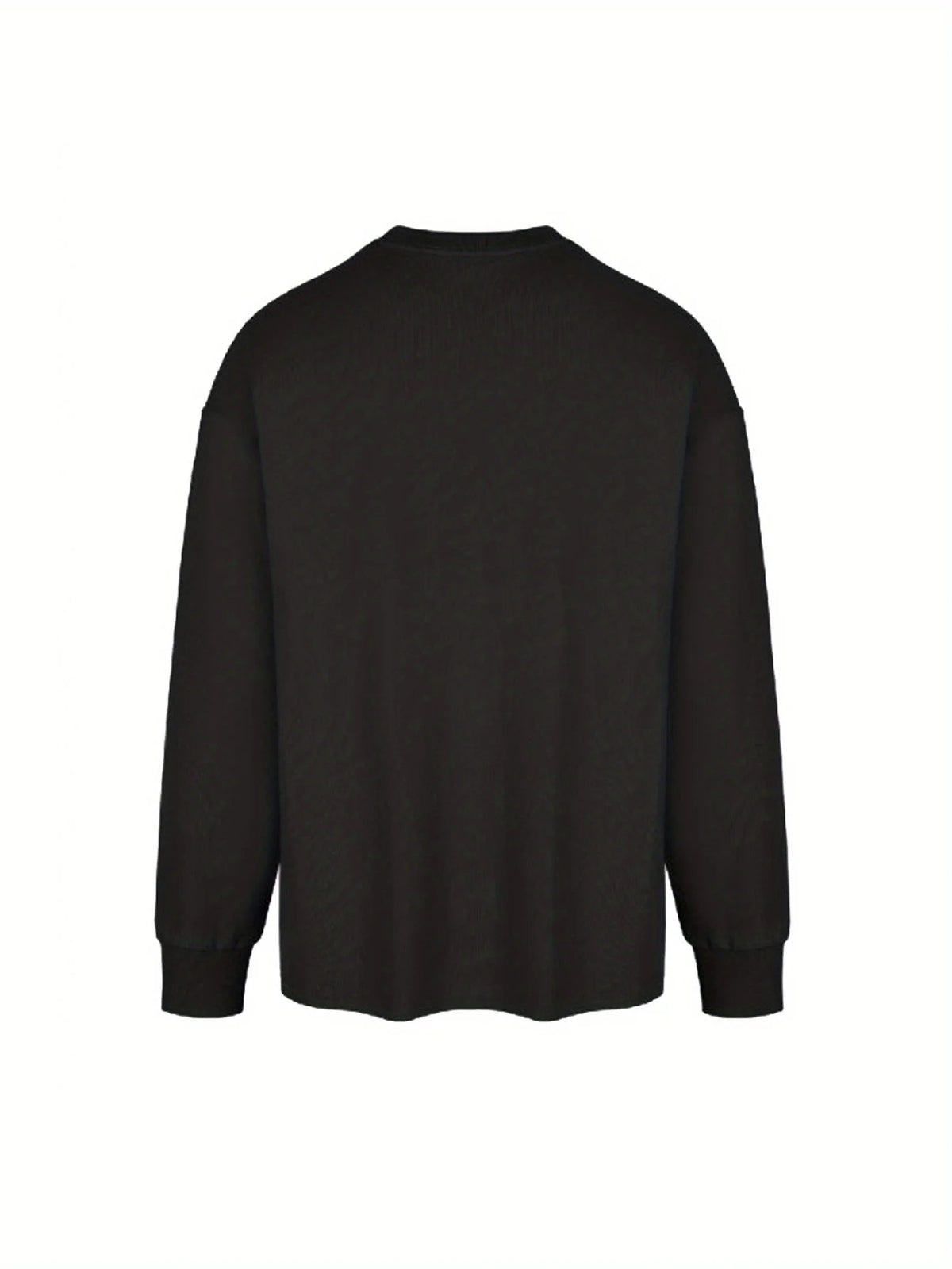 Men's Palm Tree Print Long-Sleeve Casual T-Shirt