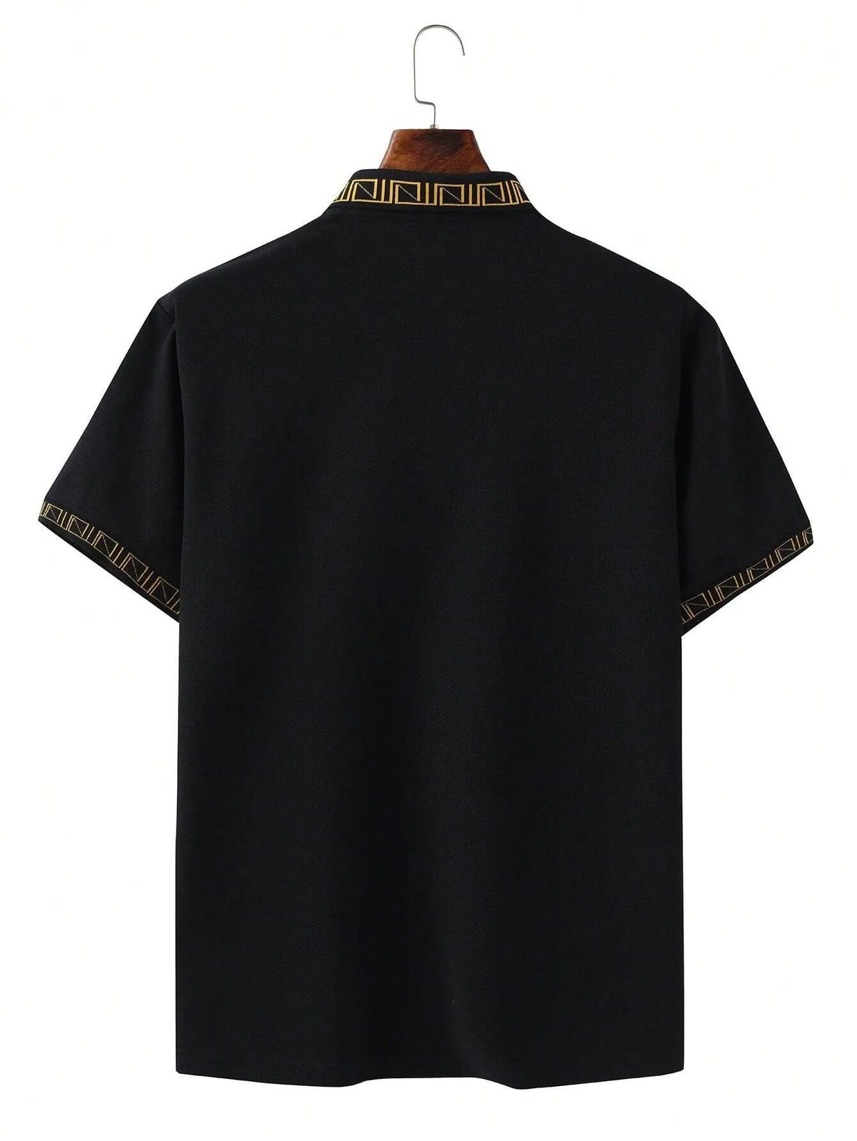 Men's Graphic Print Short-Sleeve Polo Shirt