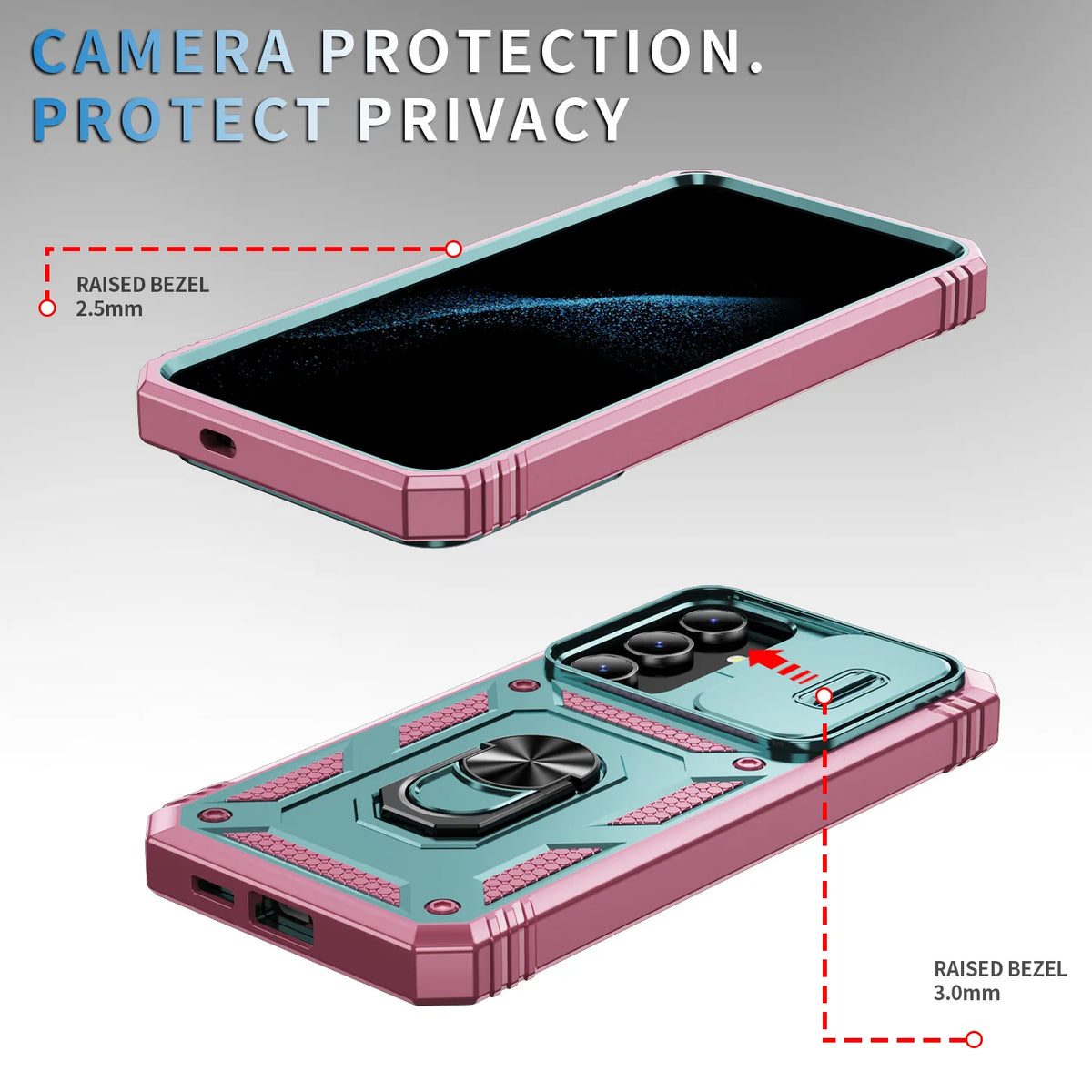 Protective Phone Case for Samsung Galaxy S24 FE, S23 FE, S23, S23 Ultra, S23+, S22 Ultra 5G, S21 Ultra 5G, S25+, S25 FE, S25 Edge, S25 Ultra, S25, S24, S24 Ultra, S24+