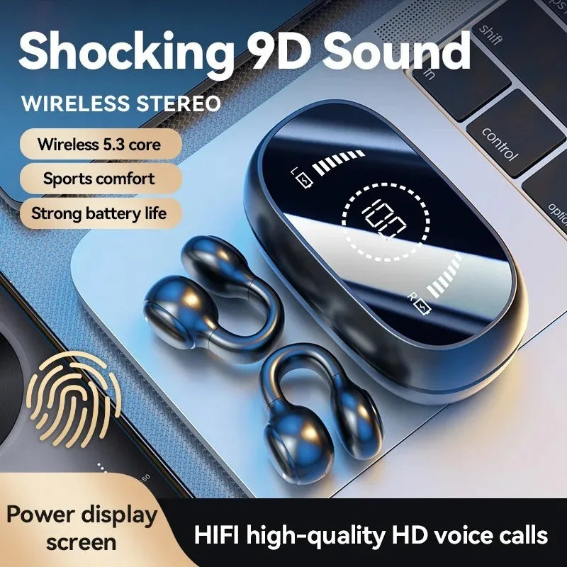 Open-Ear Clip Wireless Sport Earbuds