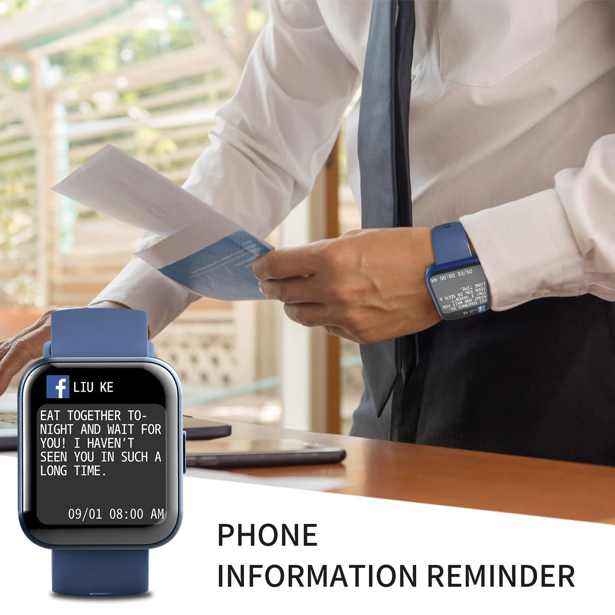1.69-Inch Smartwatch with Sleep Features