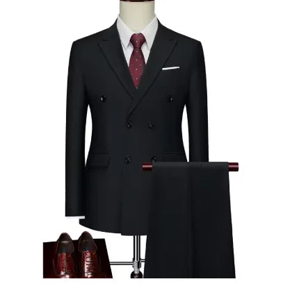 Men's Double-Breasted Blazer & Trouser Set