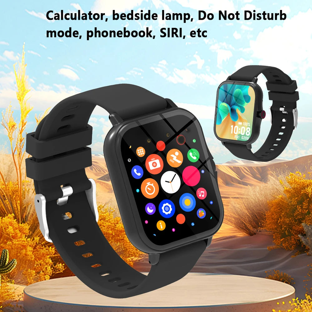 Children's 1.83-Inch Calling Smartwatch with Music Control