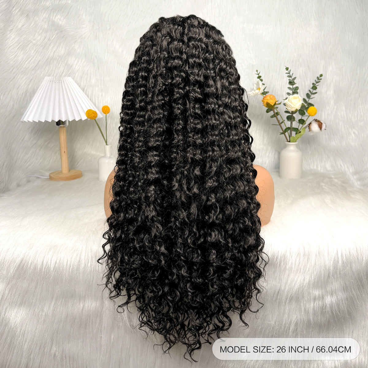Synthetic Full Lace Box Braided Wig 26 Inch Boho Curly Braids Wig - OSASCO
