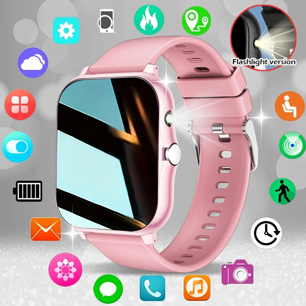 1.8-Inch Calling Smartwatch with Flashlight