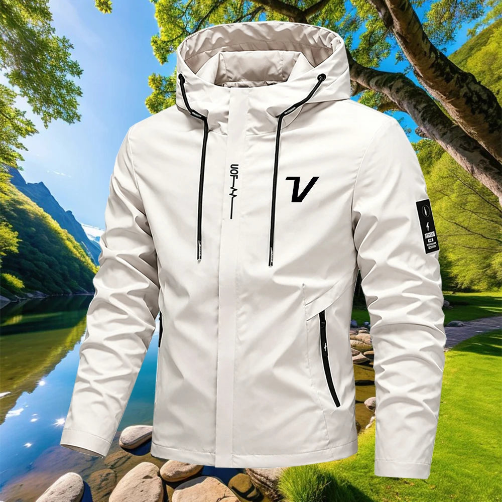 Men's Hooded Zip-Up Jacket