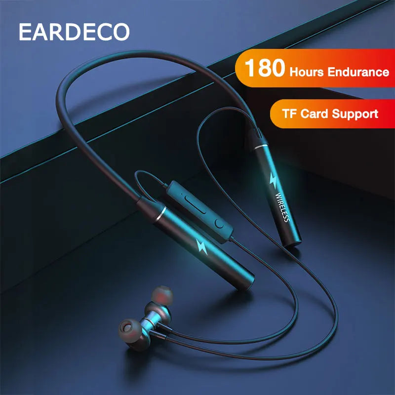 Long-Battery Neckband Bluetooth Earphones