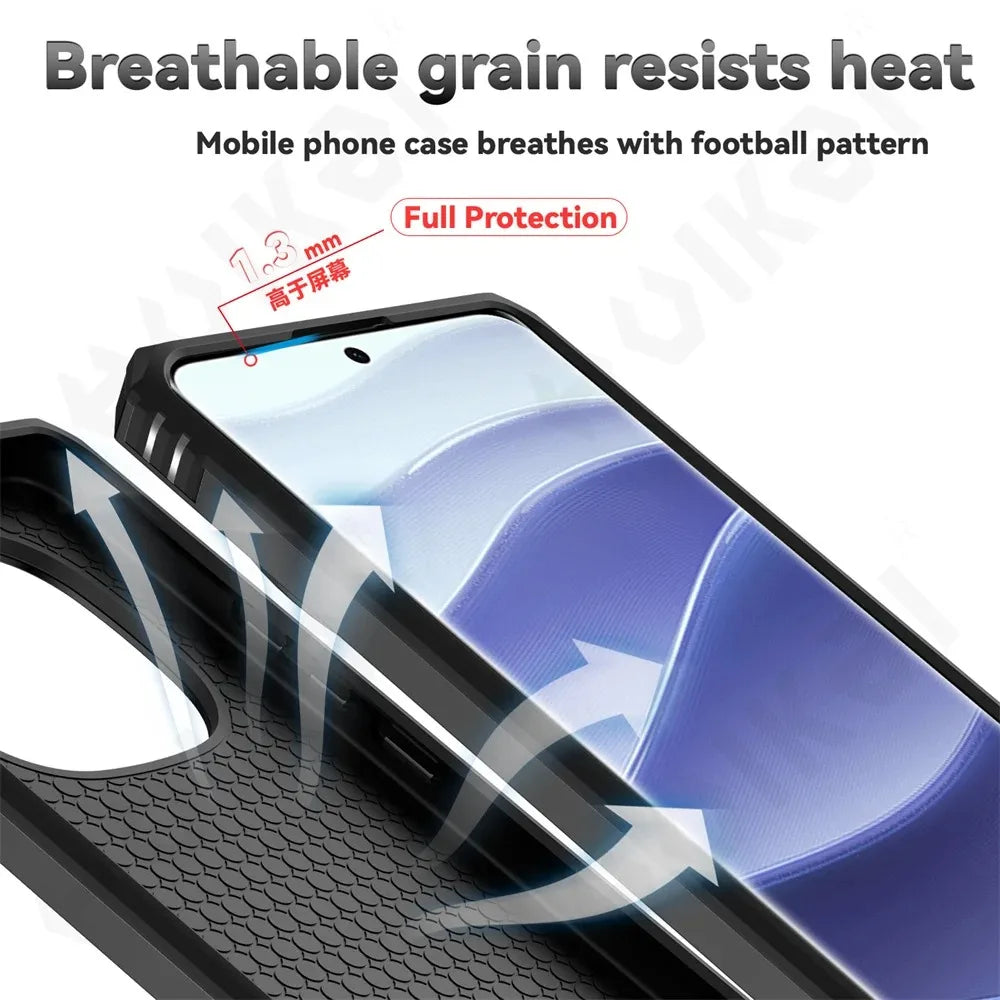 Kickstand Phone Case for Redmi Note 14 Pro 4G (Global), Redmi Note 14 4G (Global), Redmi Note 14 Pro+, Redmi 14C 5G, Redmi Note 14 Pro 5G (Global), Redmi Note 14 5G (Global)