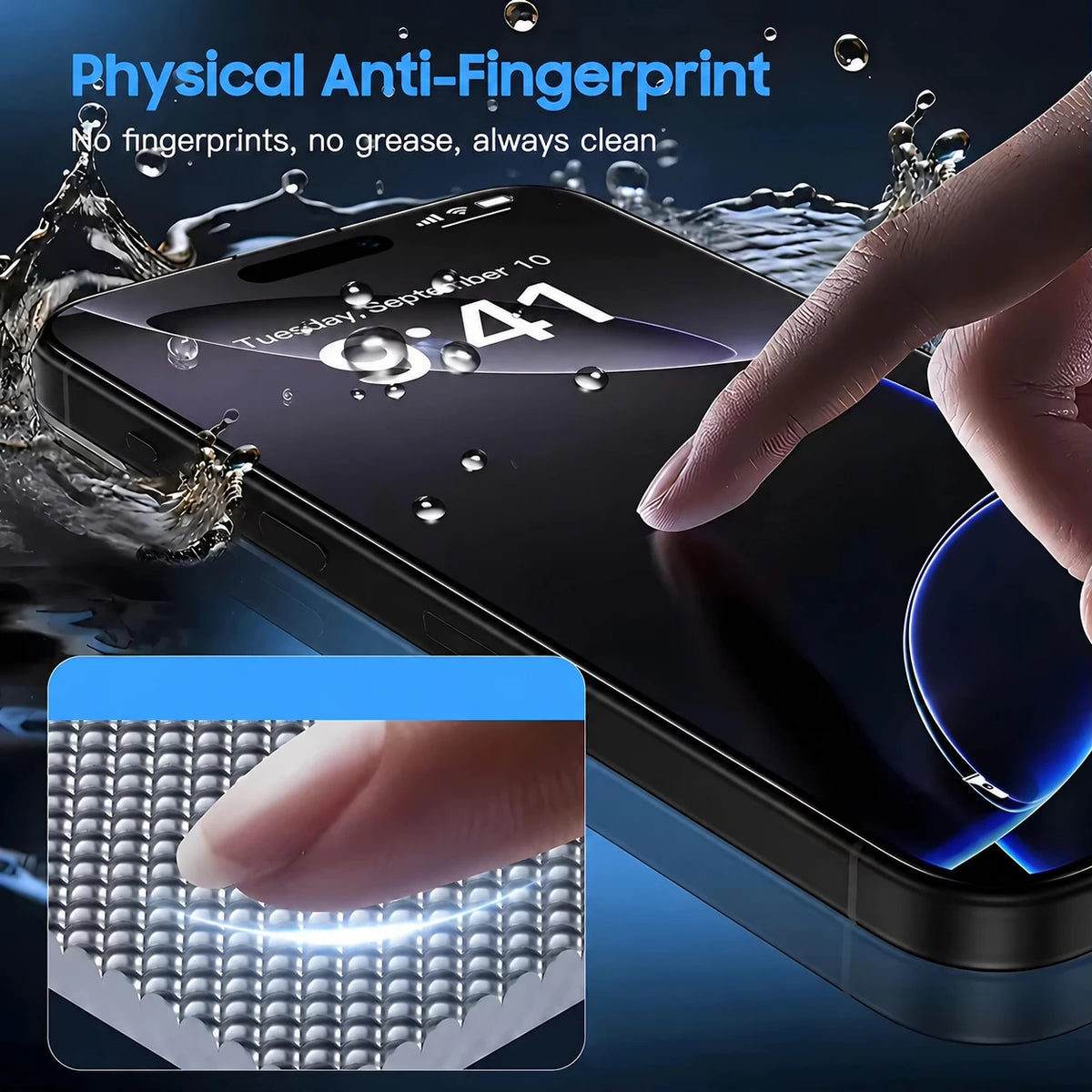 Easy-Install Privacy Tempered Glass Screen Protector for iPhone 16, iPhone 16 Plus, iPhone 16 Pro Max, iPhone 16 Pro, iPhone 15 Pro Max, iPhone 15 Pro, iPhone XS Max, iPhone 14 Plus, iPhone 14 Pro Max, iPhone 14 Pro & More Models