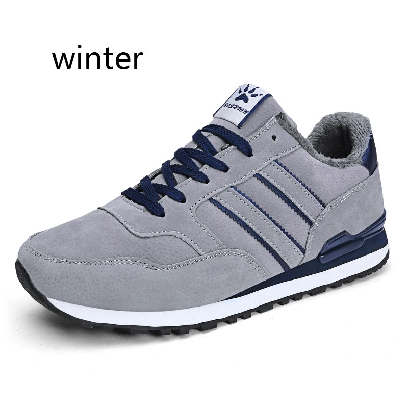 Men's Suede-Style Casual Sneakers