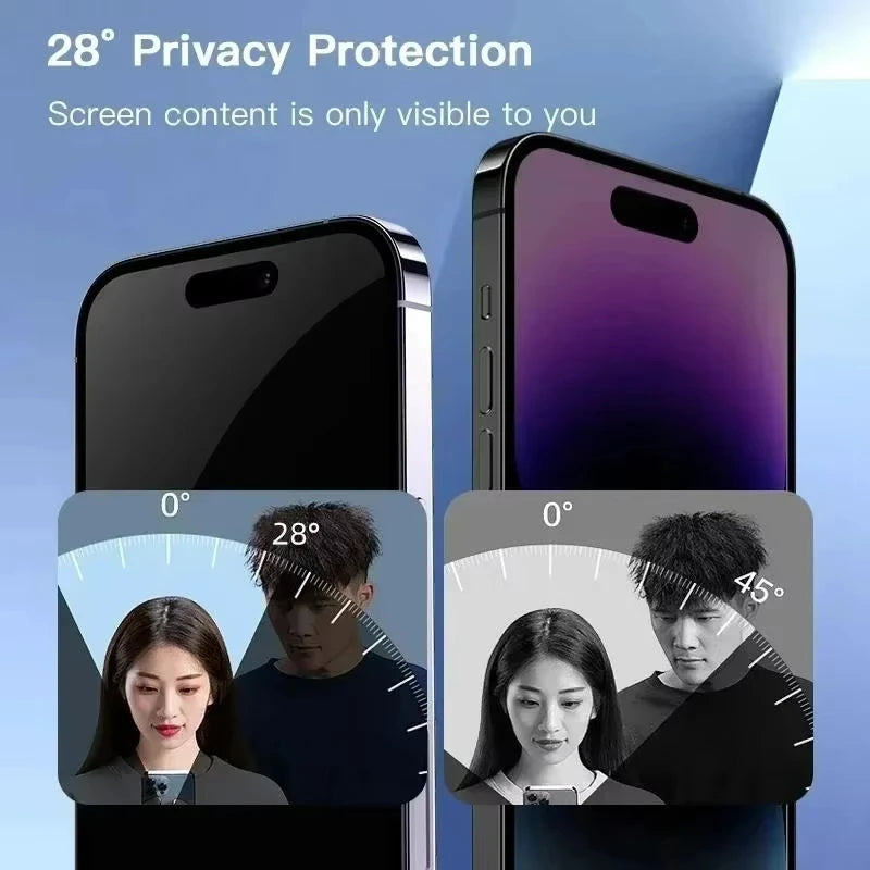 Clear & Privacy Tempered Glass Screen Protector Options for iPhone 15, iPhone 11, iPhone 12, iPhone 16 Plus, iPhone 16, iPhone 16 Pro Max, iPhone XS Max, iPhone 15 Pro, iPhone 14 Pro Max, iPhone 14 Plus, iPhone 15 Pro Max & More Models
