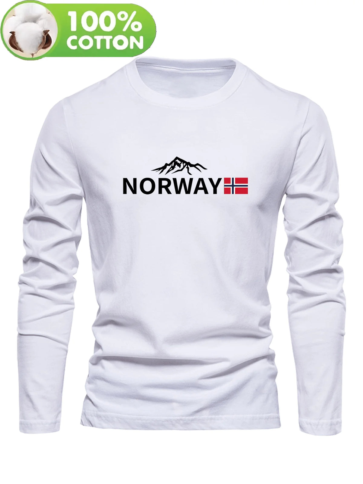 Men's Long-Sleeve Casual T-Shirt