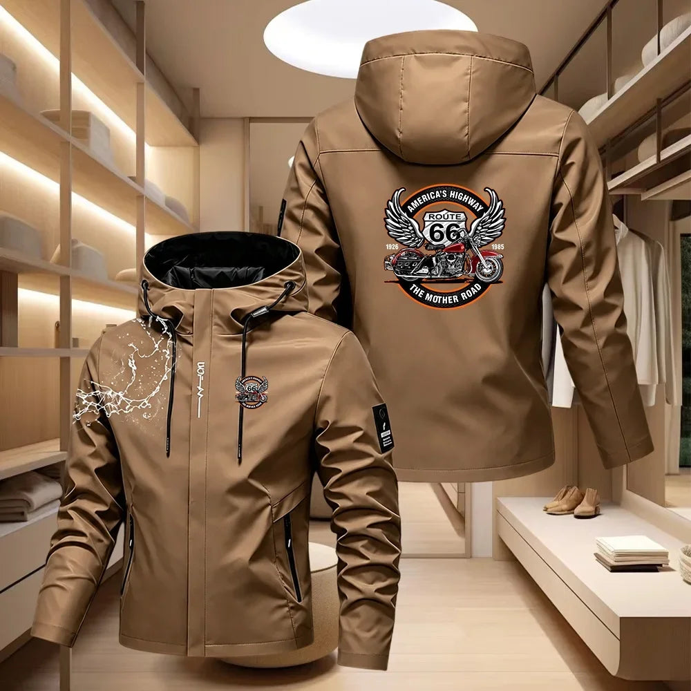 Men's Casual Zip-Up Jacket