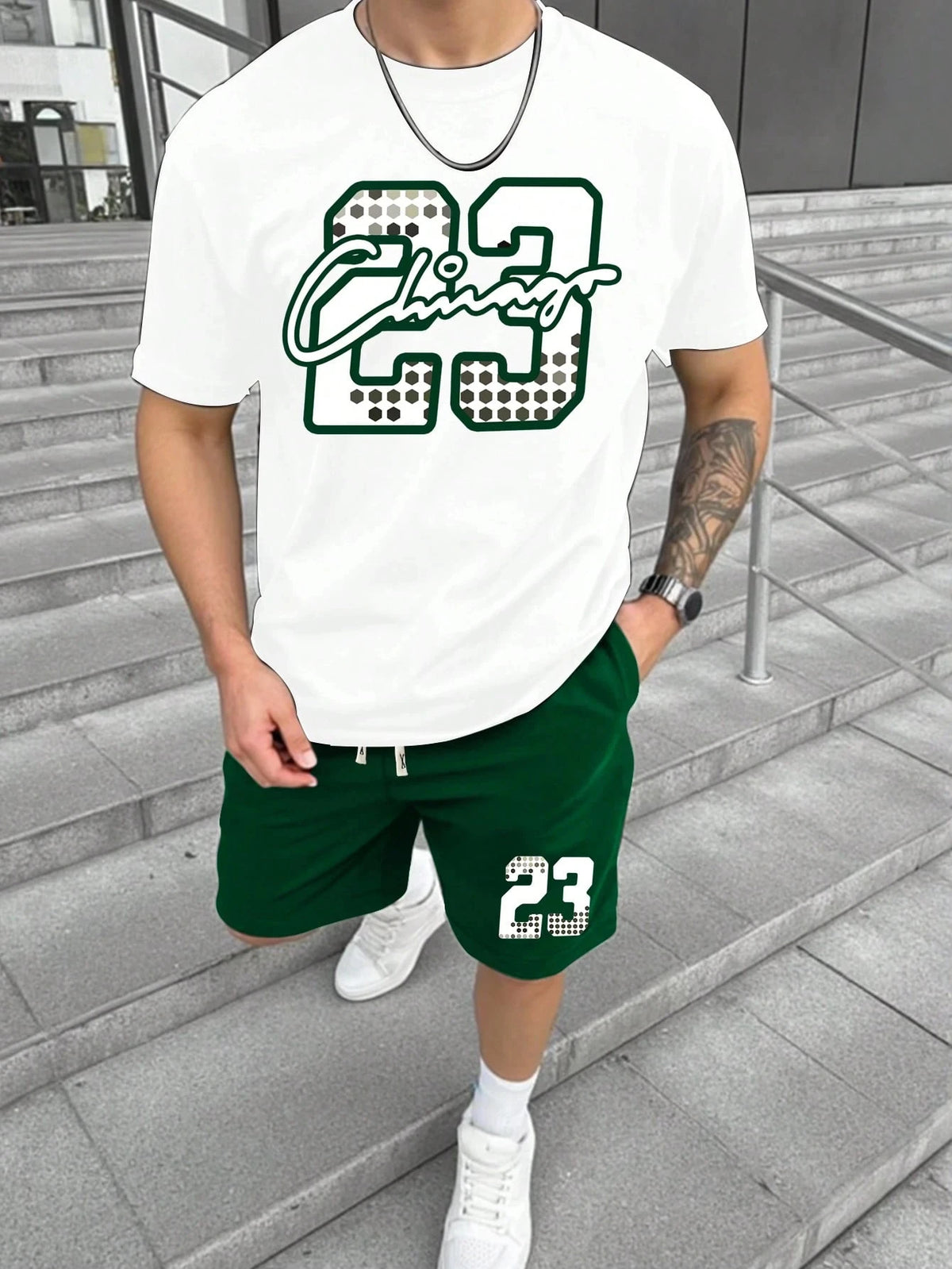 Men's Top & Shorts Set
