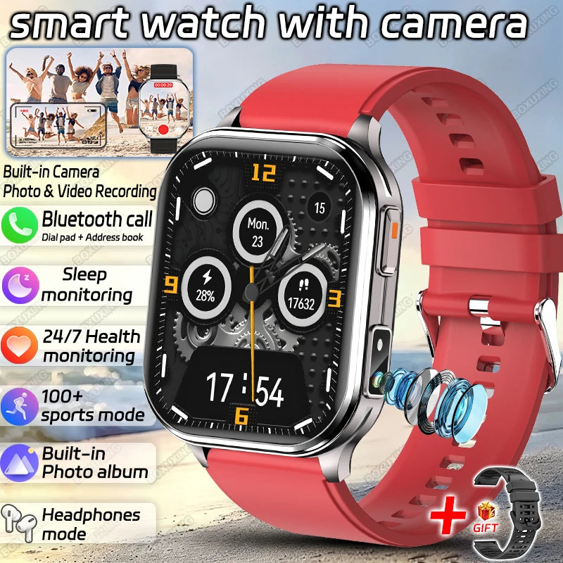 2.01-Inch Calling Smartwatch with Flashlight