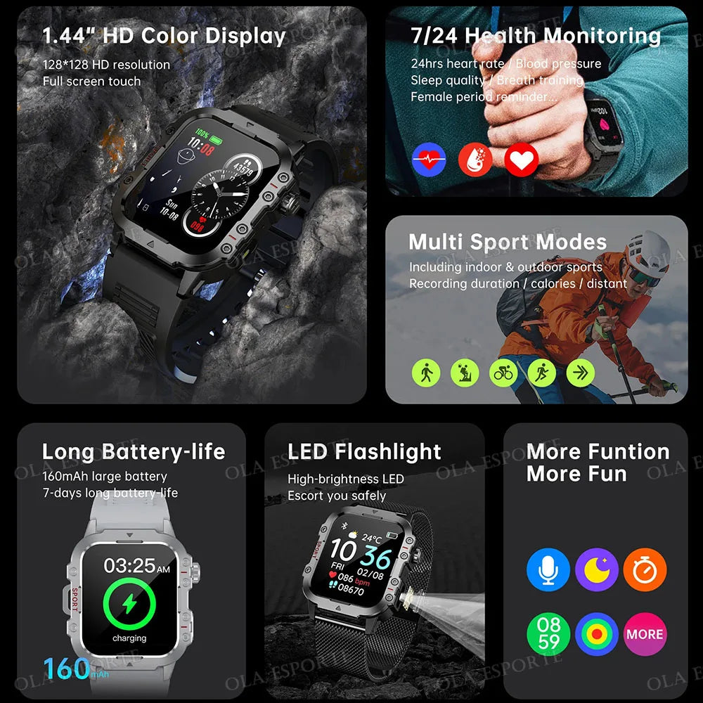 Outdoor 1.83-Inch Calling Smartwatch