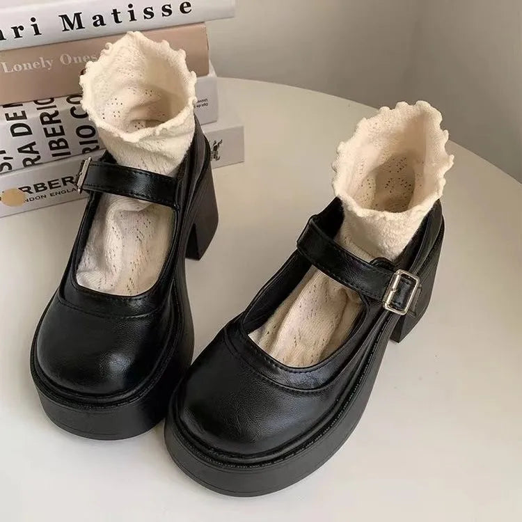 Women's Round-Toe Mary Jane Shoes — product view
