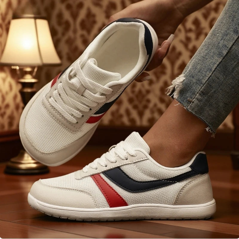 Women's Wide-Toe Lace-Up Sneakers — product view