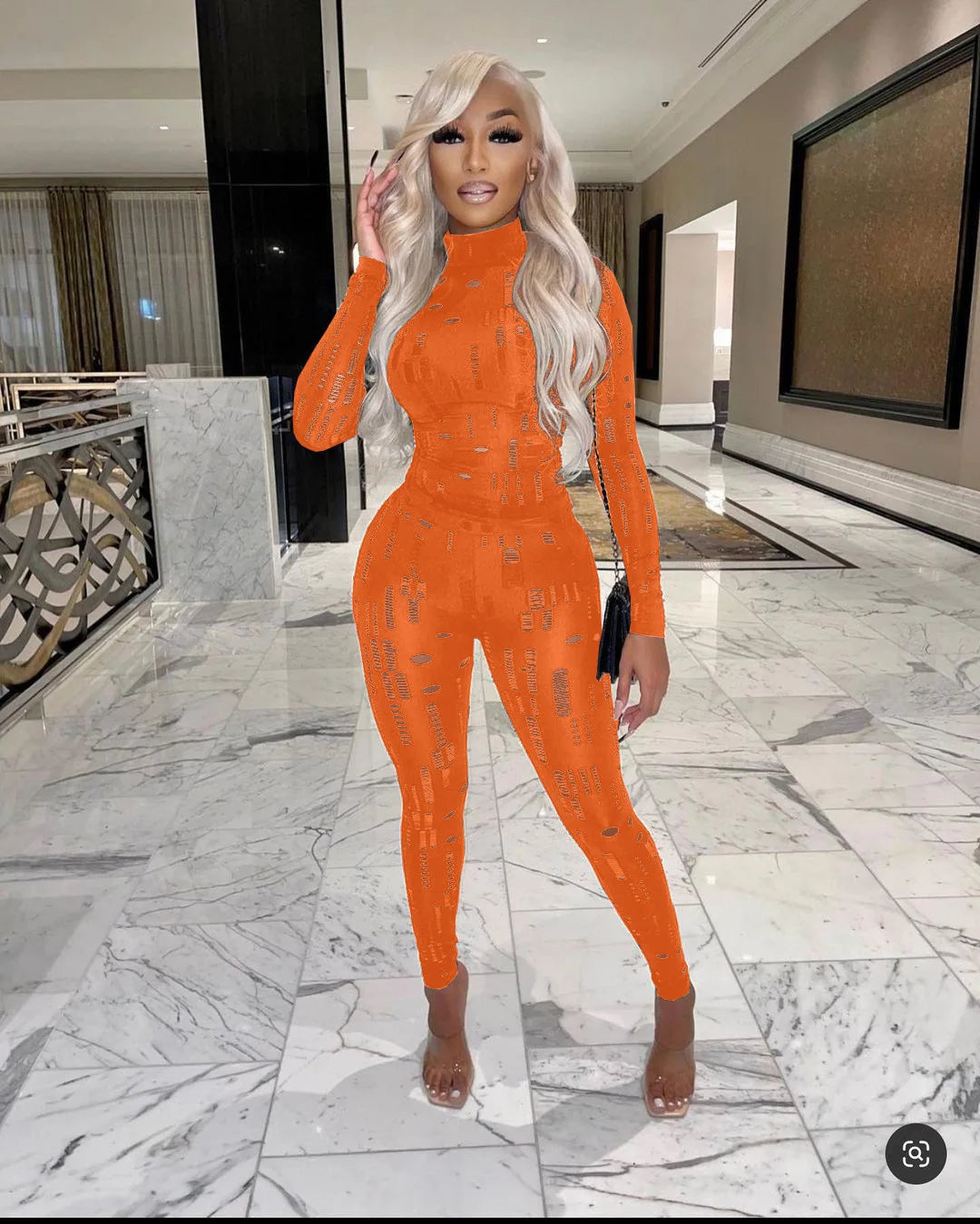 Women's Tunic & Distressed Leggings Set
