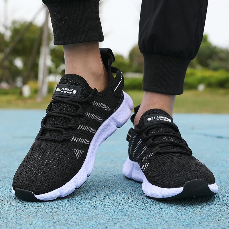 Men's Soft-Sole Mesh Sneakers
